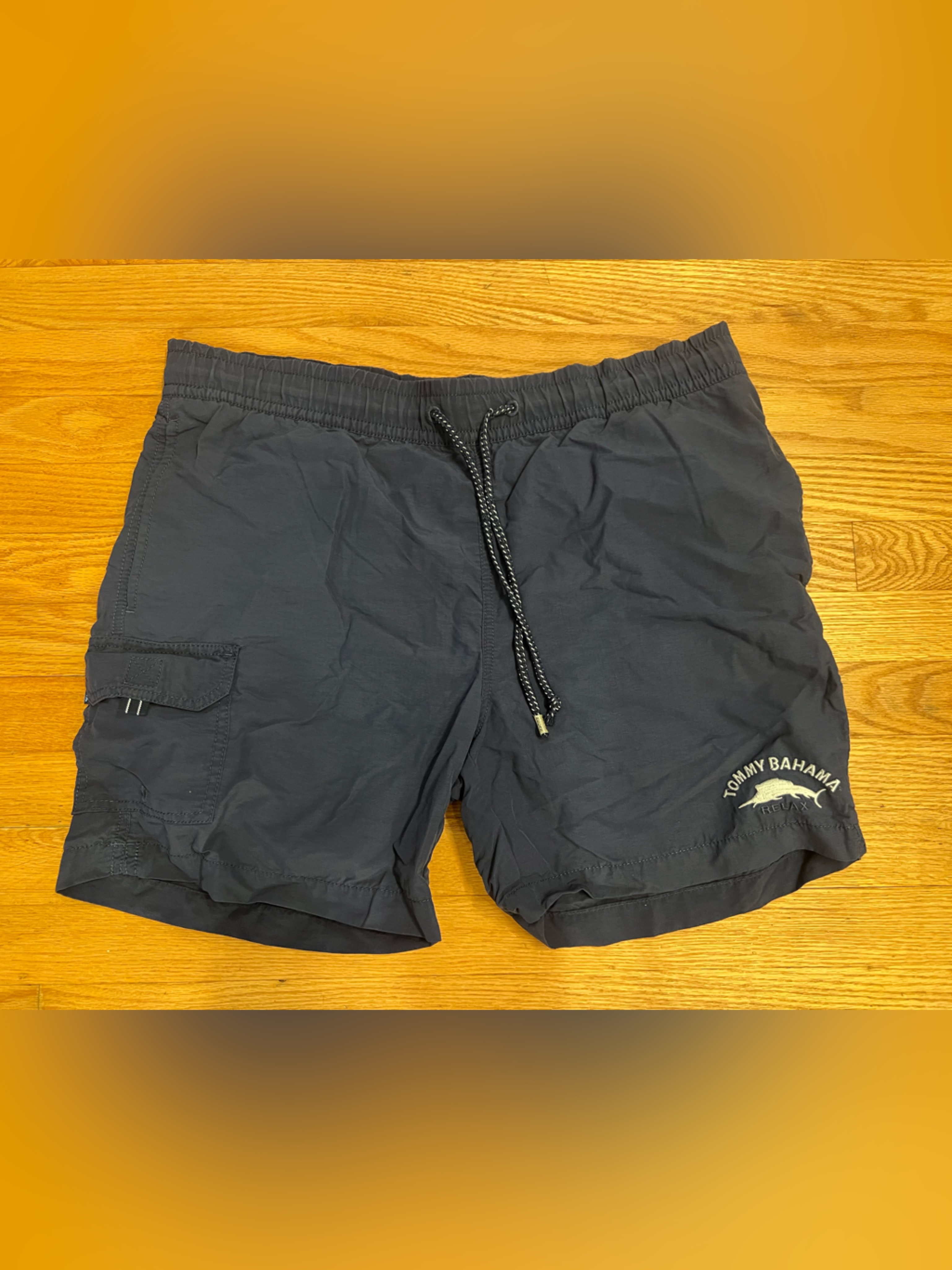Tommy Bahama Navy Swim Trunk Shorts